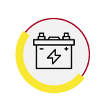 solar panel with sun illustration